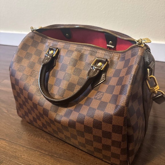 Louis Vuitton Handbags - Louis Vuitton Damier Ebene Speedy Bandoulière
